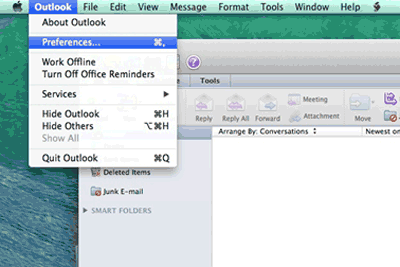move smart folders in outlook 2011 for mac